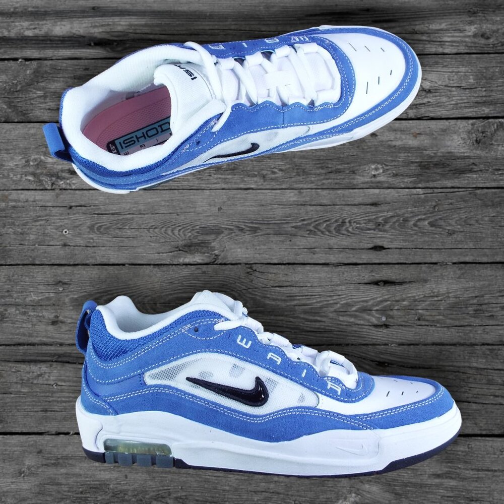 Nike SB Air Max Ishod Shoes - Star Blue/Black-White (BRAND NEW)